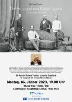 Montag,16. Jänner 2023: Buchpräsentation „Der Fotograf des Kaiserhauses“ bei Thalia