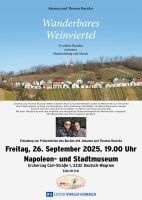 Freitag, 26. September 2025: Buchpräsentation „Wanderbares Weinviertel“ in Deutsch-Wagram